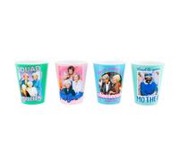The Golden Girls 2-Ounce Plastica Mini Shot Vetro Coppe Set Di 4