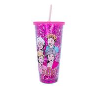 The Golden Girls Coriandoli Carnevale Coppa con Coperchio E Paglia Tenere 946ml