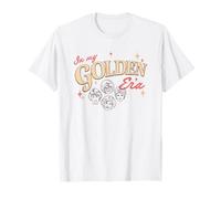 The Golden Girls In My Golden Era Faces Outline Logo Maglietta
