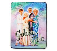 Silver Buffalo The Golden Girls Raschel - Coperta in pile per divano e letto, in morbido poliestere