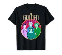 The Golden Girls Retro Colorful Illustration TV Show Maglietta
