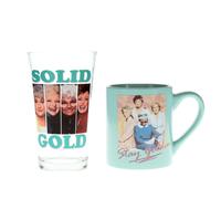 The Golden Girls " Stay Dorato " Pinta Bicchiere E Tazza di Caffè Set