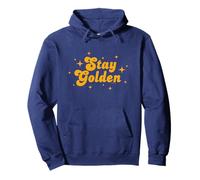 The Golden Girls Stay Golden Retro Sparkling Logo Felpa con Cappuccio