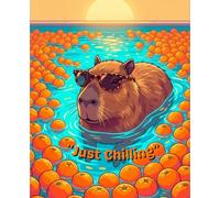 The Golden Hour Capy Composition Book: Durable Cover for High School, College Ruled Lined Notebook for Cool Students, Aesthetics Teen Journal for Main Character Vibes, Large 7.5" x9.25", 100 Pages