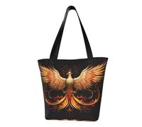 The Golden Phoenix - Borsa a tracolla da donna, alla moda, adatta per lo shopping o per il fine settimana