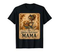 The Golden Retriever Mom Halloween Dog Mom Fuel Maglietta