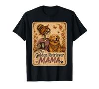 The Golden Retriever Mom Halloween Dog Mom Fuel Maglietta