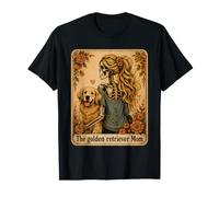 The Golden Retriever Mom Halloween Dog Mom Fuel Maglietta