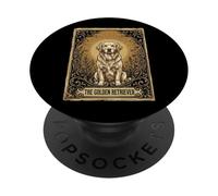 The Golden Retriever Tarot Card PopSockets PopGrip Adesivo