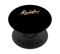 The Golden Rockstar Future Rock Star Gold Tee Bambino e Ragazza PopSockets PopGrip Adesivo