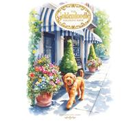 The Goldendoodle Coloring Book: A Funny and Relaxing Dog Coloring Book Featuring Adorable Goldendoodles, Silly Puppy Moments, and Stress Relief ... for Dog Moms, Pet Owners, and Animal Lovers