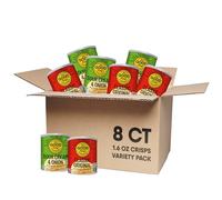 The Good Crisp Company, Confezione di varietà con patatine fritte originali e panna acida e cipolla senza glutine (45,4 g, confezione da 8), non OGM, allergeni amichevoli, snack senza glutine