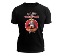 The Good Gift - Naruto Shippuden T-Shirt Nero Uomo All I Want for Christmas, Ner