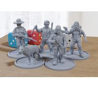The Good Guys E Cane Banda - 3D Stampato Figure per Zombie Post Apocalyptic