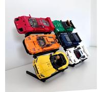 The Good Idea | Espositore per auto LEGO Speed Champions - Supporto a livelli a 60° | Nessuna installazione di attrezzi | Può contenere 6 auto | Espandibile orizzontalmente - Ideale per auto in