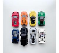 The Good Idea Gancio per montaggio a parete per auto Speed Champions - Facile installazione verticale Organizzazione espositore ganci staffa per auto in mattoni mensole galleggianti (confezione da 8)