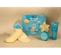 The Good Recipe - Kit per la cura dei piedi Monoi, rilassante, uno scrub rivitalizzante e un ricco burro, il tutto profumato con regalo Monoi