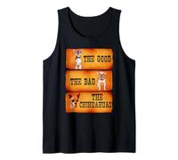 The Good The Bad The Chihuahuas Funny Chihuahua Dog Lover Canotta