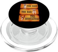 The Good The Bad The Chihuahuas Funny Chihuahua Dog Lover PopSockets PopGrip per MagSafe