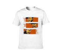 The Good The Bad The Ugly Western Retro Movie Casual Round Neck T Shirt White XL