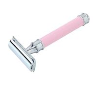 THE GOODFELLAS' SMILE Pearl Shaving rasoio di sicurezza A-141 manico rosa guardia chiusa