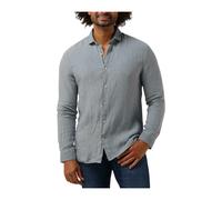 The GoodPeople - Camicia Casual in Lino Blu Soho - - Shirts - Uomo - Blu - L