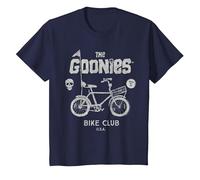 The Goonies Bike Club Maglietta, Bambini, Navy, 4 Anni