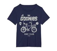 The Goonies Bike Club Maglietta, Donna Plus-Size, Navy, 4X