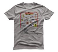 The Goonies Licenza Ufficiale Accessories Mail Order Uomo Maglietta (StormGrey), Large