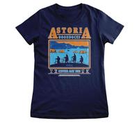 The Goonies Licenza Ufficiale Astoria Goondocks Donna Maglietta (Blu Scuro), Medium