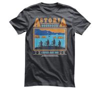 The Goonies Licenza Ufficiale Astoria Goondocks Uomo Maglietta (Dark-Heather), XX-Large