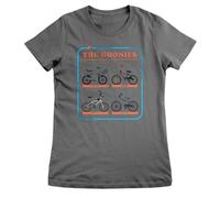The Goonies Licenza Ufficiale Bikes Donna Maglietta (Grigio Scuro), X-Large