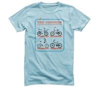 The Goonies Licenza Ufficiale Bikes Uomo Maglietta (Cielo Blu), Small