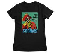 The Goonies Licenza Ufficiale One Eyed Willy Donna Maglietta (Nero), Small