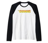 The Goonies Movie Logo Amici Avventura Divertimento 80s 90s Classico Maglia con Maniche Raglan