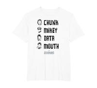 The Goonies Names Maglietta, Uomo Taglie Grandi, Bianco, 2X Tall