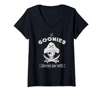 The Goonies Never Say Die Maglietta con Collo a V