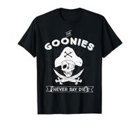 The Goonies Never Say Die Skull Pirate, Divertente Logo Classico degli Anni '80 Maglietta
