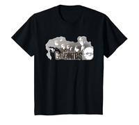 The Goonies Shadow Faces Maglietta, Bambini, Nero, 12 Anni