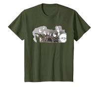 The Goonies Shadow Faces Maglietta, Bambini, Oliva, 12 Anni