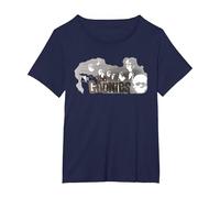 The Goonies Shadow Faces Maglietta, Donna Plus-Size, Navy, 4X
