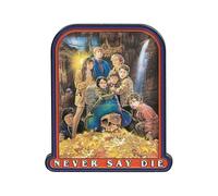 The Goonies Spilla Badge 40th Anniversary Never Say Die Fanattik