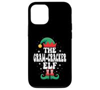 The Gram-Cracker Elf Divertente Natale Corrispondente Gruppo Familiare Custodia per iPhone 12/12 Pro