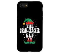The Gram-Cracker Elf Divertente Natale Corrispondente Gruppo Familiare Custodia per iPhone SE (2020) / 7/8