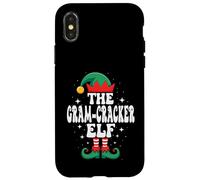 The Gram-Cracker Elf Divertente Natale Corrispondente Gruppo Familiare Custodia per iPhone X/XS