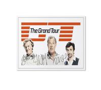The Grand Tour JEREMY Clarkson - Poster decorativo da parete, soggetto: Ammond JAMES MAY SIGNED, poster decorativo da parete, per soggiorno, camera da letto, pittura su tela, poster artistico e arte