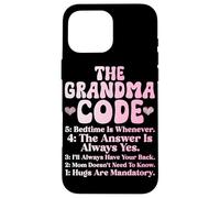 The Grandma Code Festa della mamma Nonna Custodia per iPhone 16 Pro Max