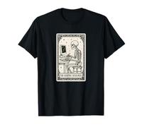 The Graphic Designer Tarocco Card Design Spooky Gothic Witchy Maglietta
