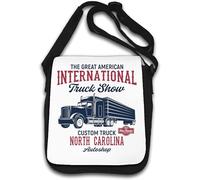 The Great American International Truck Show Big Trucks Borsa a tracolla bianca
