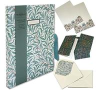 The Great British Card Company - Set di scrittura multicolore Art déco, Carta da lettere A4, 20 fogli, 16 buste, 6 biglietti